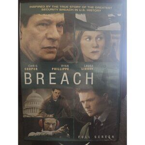 Breach DVD Full Screen Chris Cooper Ryan Phillippe